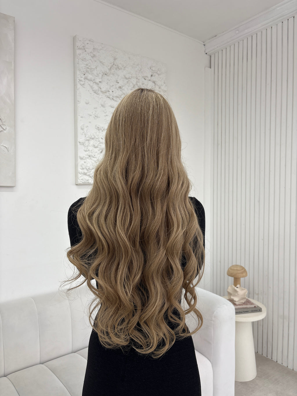 READY TO SHIP Flat White Wig