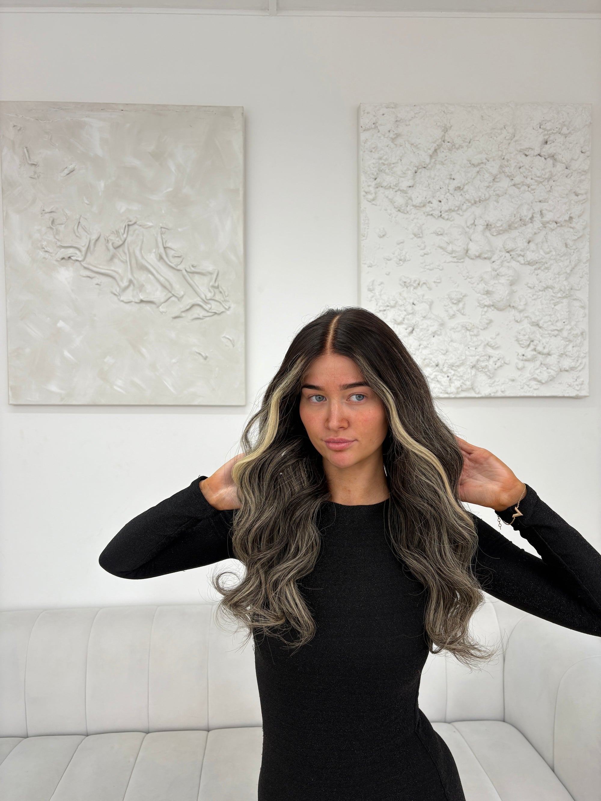 READY TO SHIP Cookies and Cream Wig