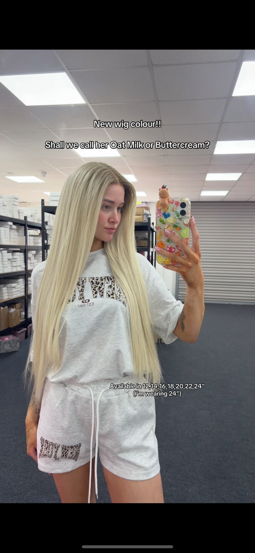 Buttercream wig